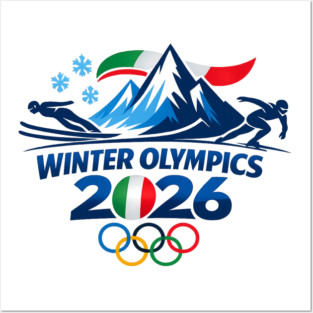 Winter Olympics 2026 Posters and Art