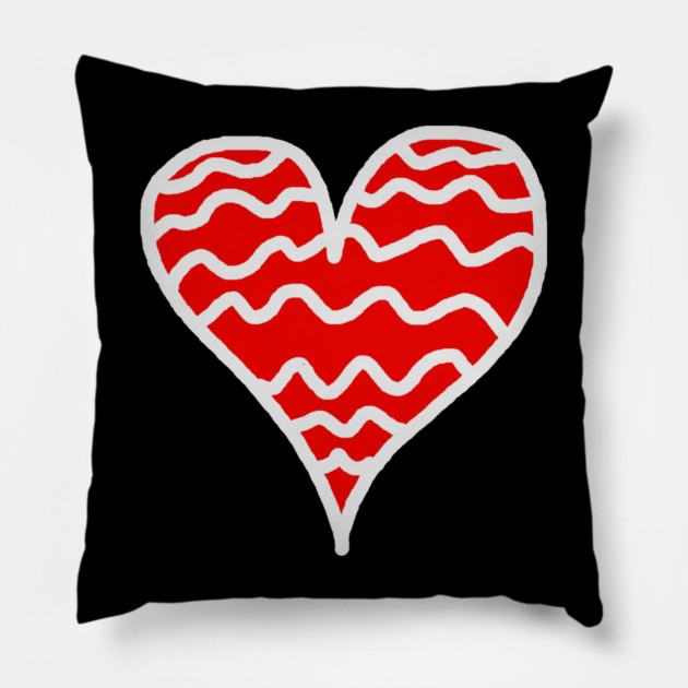 Heart Pillow by Creatifly Graphic Tees