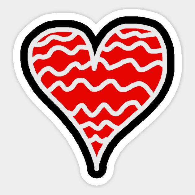 Heart Magnet by Creatifly Graphic Tees