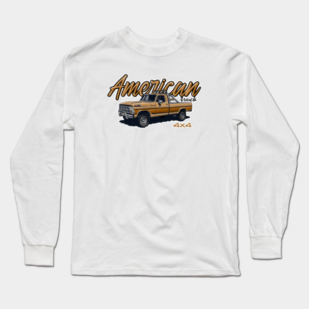 american ford truck 4x4 Long Sleeve T-Shirt by monsalveautos
