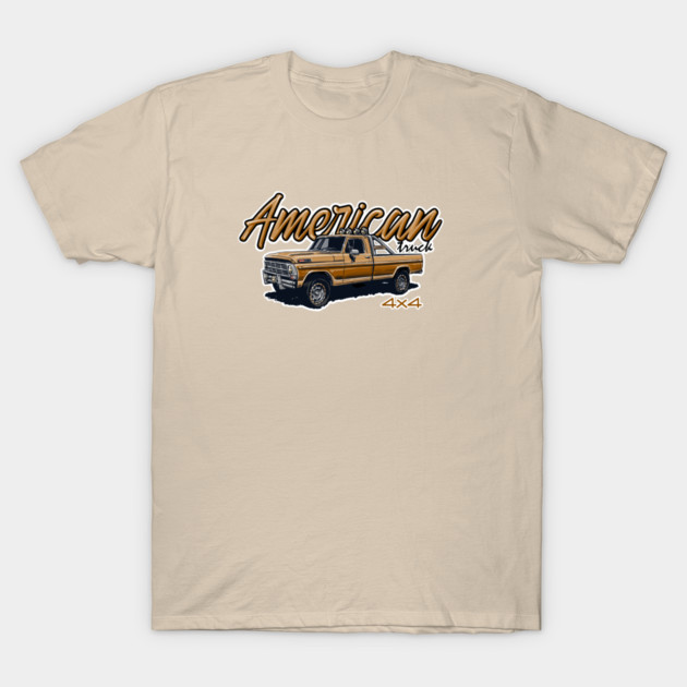 american ford truck 4x4 T-Shirt by monsalveautos