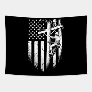 lineman Tapestry