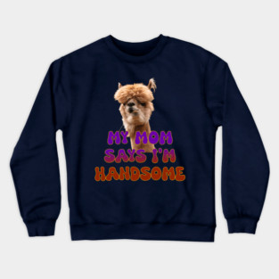 Handsome Lama Crewneck Sweatshirt