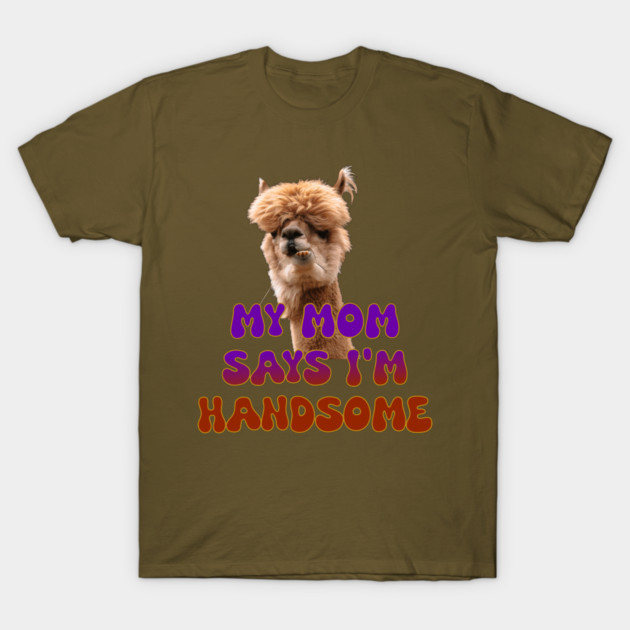 Handsome Lama T-Shirt by faithfamilyhomedesigns
