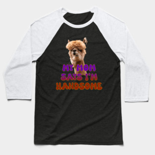 Handsome Lama Baseball T-Shirt
