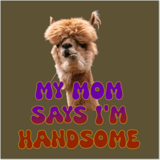Handsome Lama Posters and Art