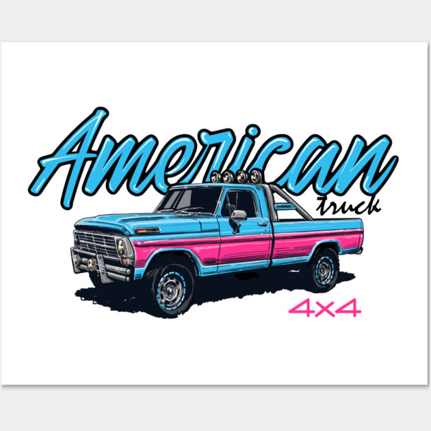 ford 4x4 classic Wall Art by monsalveautos