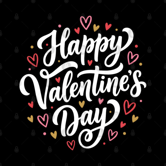 Happy valentine's day by Creatifly Graphic Tees
