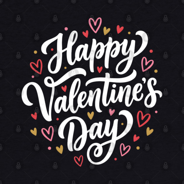 Happy valentine's day by Creatifly Graphic Tees