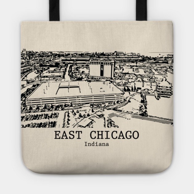 East Chicago - Indiana Tote by Lakeric