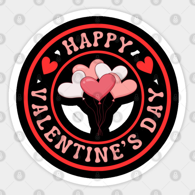Happy Valentine's Day Sticker by Creatifly Graphic Tees