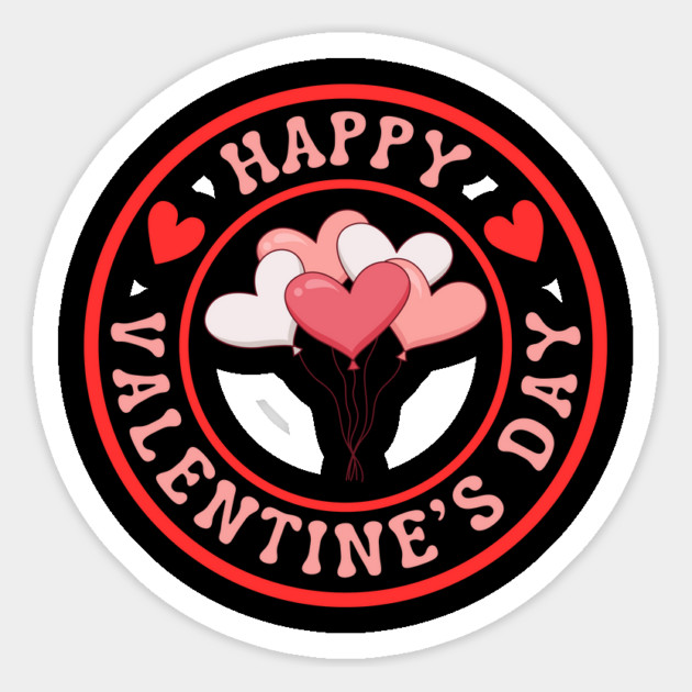 Happy Valentine's Day Magnet by Creatifly Graphic Tees