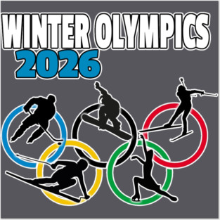 Winter Olympics 2026 Posters and Art