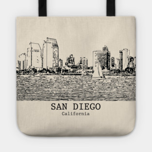 San Diego - California Tote