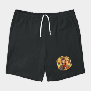 Our Lady of Perpetual Help Blessed Mother Mary Catholic Icon Shorts