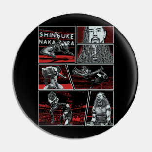Shinsuke Nakamura Comic Pin