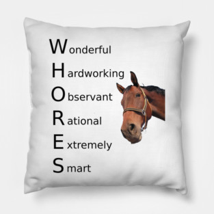 WHORES Pillow