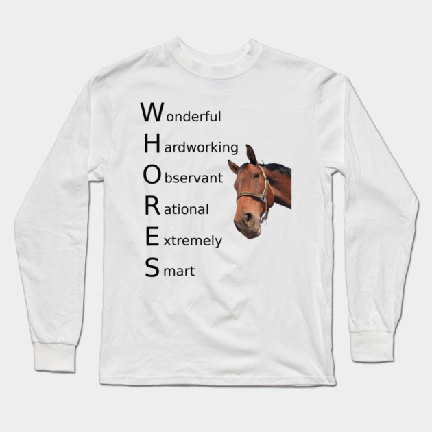 WHORES Long Sleeve T-Shirt by Meiden Life