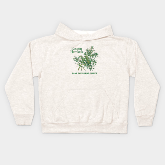 Eastern Hemlock Kids Hoodie by JessArty