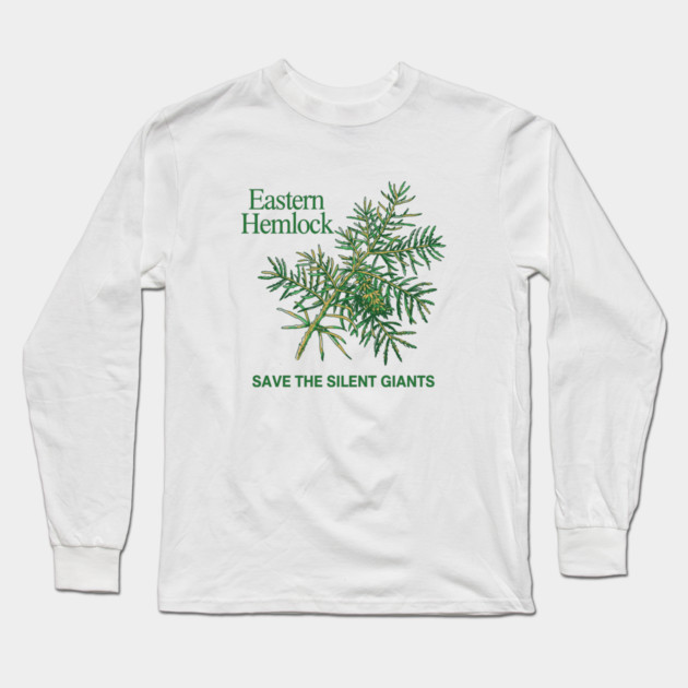 Eastern Hemlock Long Sleeve T-Shirt by JessArty
