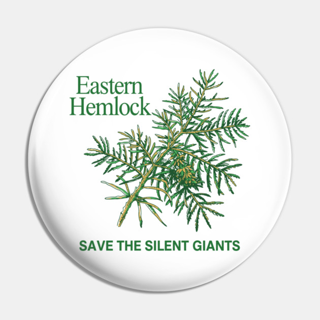 Eastern Hemlock Pin by JessArty