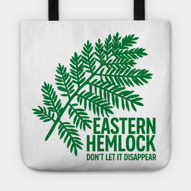 Eastern Hemlock – Protect Native Evergreen Art Tote by JessArty