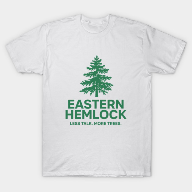 Eastern Hemlock – Native Forest Tree Illustration T-Shirt by JessArty