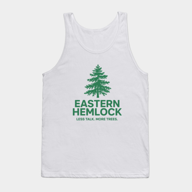Eastern Hemlock – Native Forest Tree Illustration Tank Top by JessArty