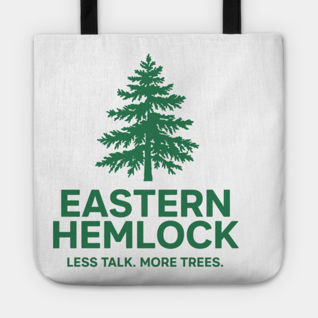 Eastern Hemlock – Native Forest Tree Illustration Tote by JessArty