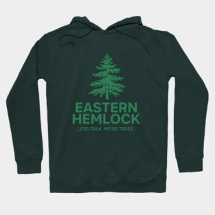 Eastern Hemlock – Native Forest Tree Illustration Hoodie