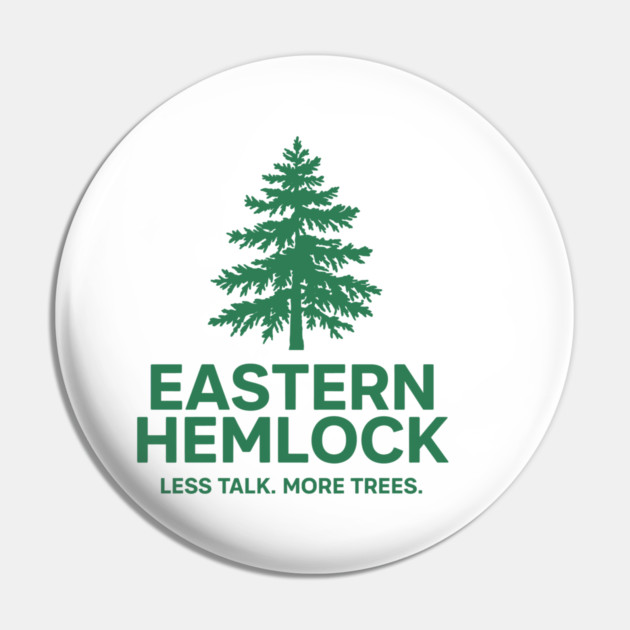 Eastern Hemlock – Native Forest Tree Illustration Pin by JessArty