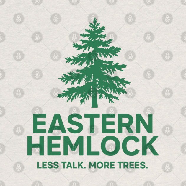 Eastern Hemlock – Native Forest Tree Illustration by JessArty