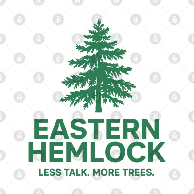 Eastern Hemlock – Native Forest Tree Illustration by JessArty