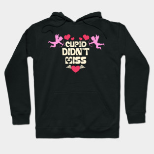 Cupid Themed Valentines Day Design Hoodie