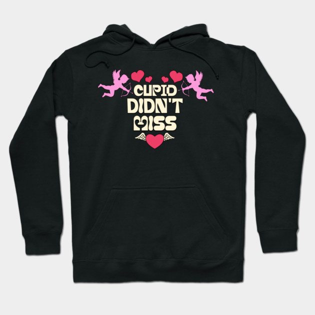 Cupid Themed Valentines Day Design Hoodie by TurnEffect