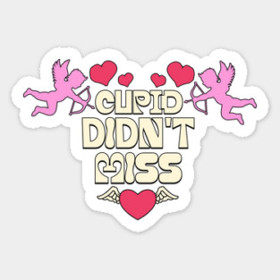Cupid Themed Valentines Day Design Magnet