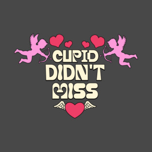 Cupid Themed Valentines Day Design T-Shirt