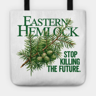 Eastern Hemlock – Forest Future Conservation Art Tote