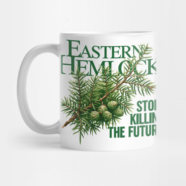 Eastern Hemlock – Forest Future Conservation Art by JessArty