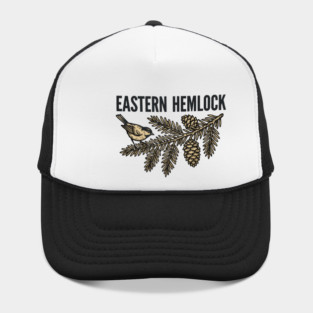 Eastern Hemlock – Wildlife Forest Botanical Art Hat