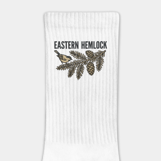 Eastern Hemlock – Wildlife Forest Botanical Art by JessArty