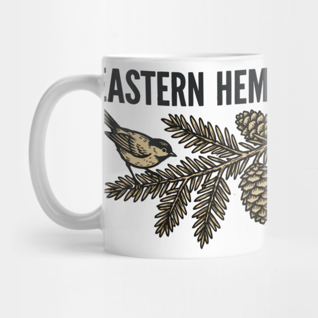 Eastern Hemlock – Wildlife Forest Botanical Art by JessArty