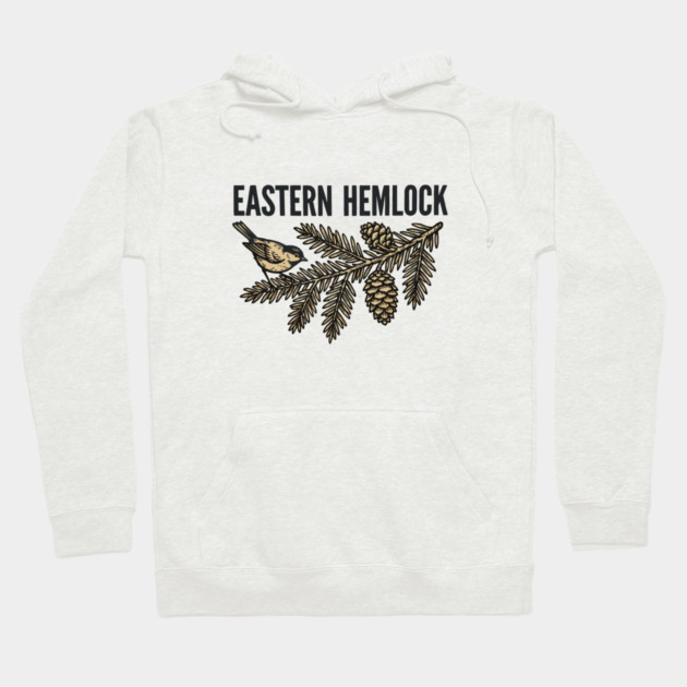 Eastern Hemlock – Wildlife Forest Botanical Art Hoodie by JessArty