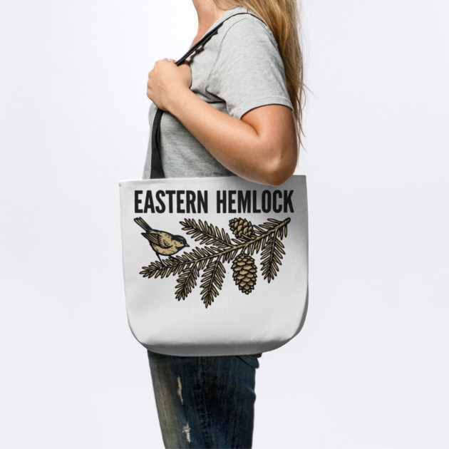 Eastern Hemlock – Wildlife Forest Botanical Art by JessArty