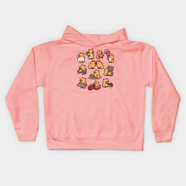 Cappy Valentines Kids Hoodie by GoshWow®