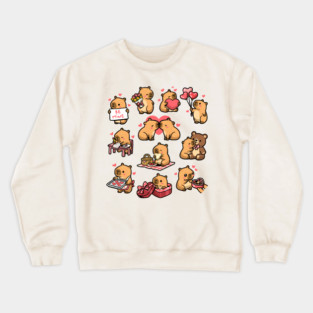 Cappy Valentines Crewneck Sweatshirt