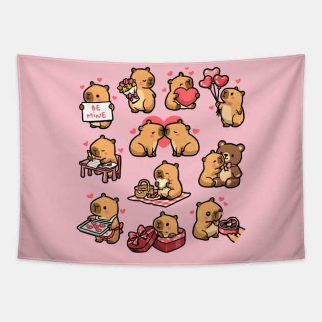 Cappy Valentines Tapestry by GoshWow®