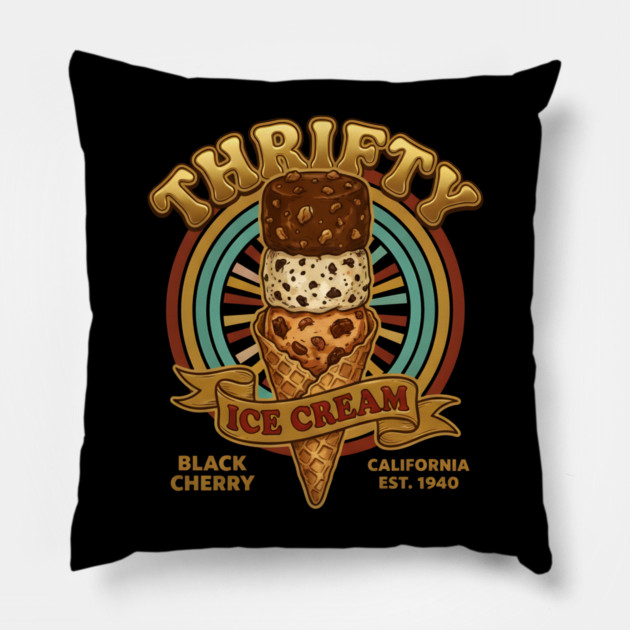 Thrifty Ice Cream Since 1940 Pillow by dtr_art