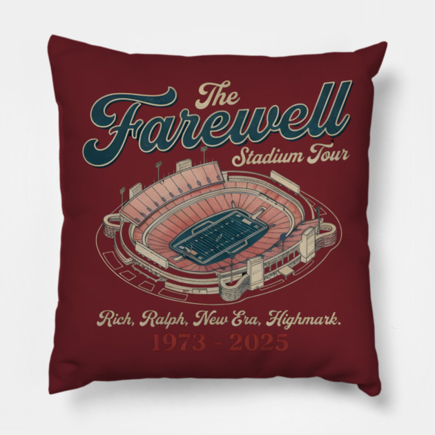 Buffalo Bills Farewell season the Ralph M5489 Pillow by dtr_art