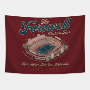 Buffalo Bills Farewell season the Ralph M5489 Tapestry
